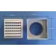 Bocchetta Aria 20x20 mm regolabile  Bianca con Adattatore D.150