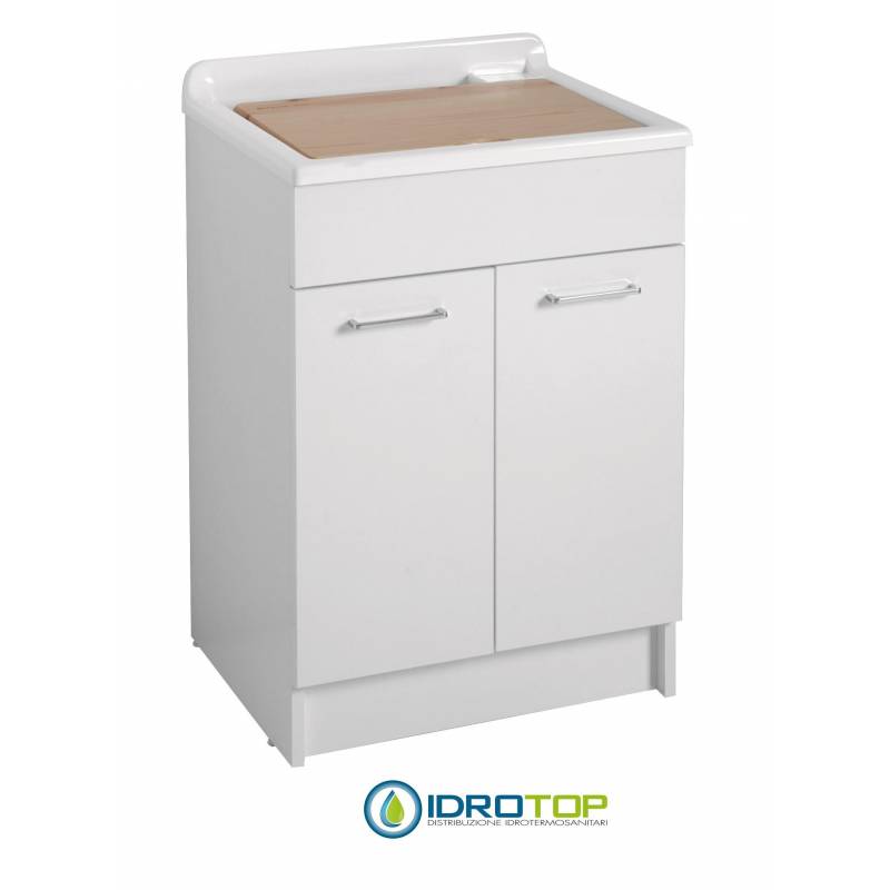 Lavatoio con Mobile  SWASH 60X50,vasca in Abs metacrilato Colavene   