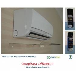 Deflettore Aria Condizionatori 90cm+Kit Pulizia Split 400ml OFFERTA limitata