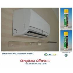 Deflettore Aria Condizionatori 90cm+Kit Pulizia Split 600ml OFFERTA limitata