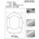 Copriwater Catalano CANOVA ROSSO BERTOCCI  Cromo-Sedile-Asse Wc