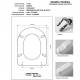 Copriwater Catalano ODEON BIANCO  Cromo-Sedile-Asse Wc