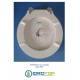 Copriwater Galassia ARKE BIANCO Cerniera Cromo-Sedile-Asse Wc