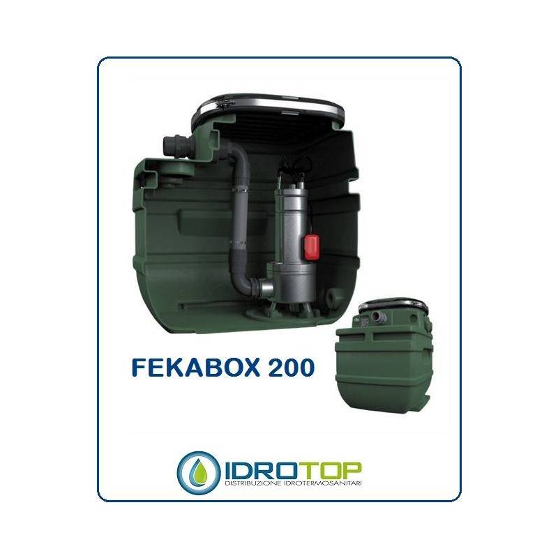 Serbatoio Automatico Fekabox 200 per 1 Pompa. Stazione di Sollevamento Acque Reflue