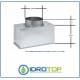 Plenum per Bocchette 300x100mm d.100 x NOVA A in Lamiera Zincata 