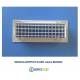 Bocchette Griglie 600X200mm BIANCA con Alette orientabili Doppio Filare Orientabile