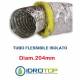 Tubo Flessibile diam. 204 in Alluminio a Doppia Parete Tubo Flex 10 mt