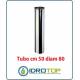 Tubo Cm 50 Monoparete  in Acciaio Inox per Caminetti e Stufe