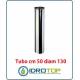Tubo Cm 50 Monoparete  in Acciaio Inox per Caminetti e Stufe