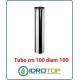 Tubo Cm 100 Monoparete  in Acciaio Inox per Caminetti e Stufe