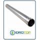 Tubo Cm 100 Diam.120 Monoparete  in Acciaio Inox per Caminetti e Stufe
