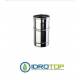 Elemento Diritto Diam.120 Regolabile Telescopico Monoparete Inox per Canne Fumarie 