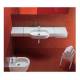 Lavabo AREA centrale SOSPESO monoforo in ceramica
