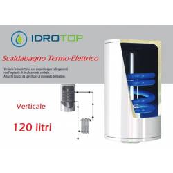Scaldabagno Termo-Elettrico ST Verticale LT120 con Serpentino