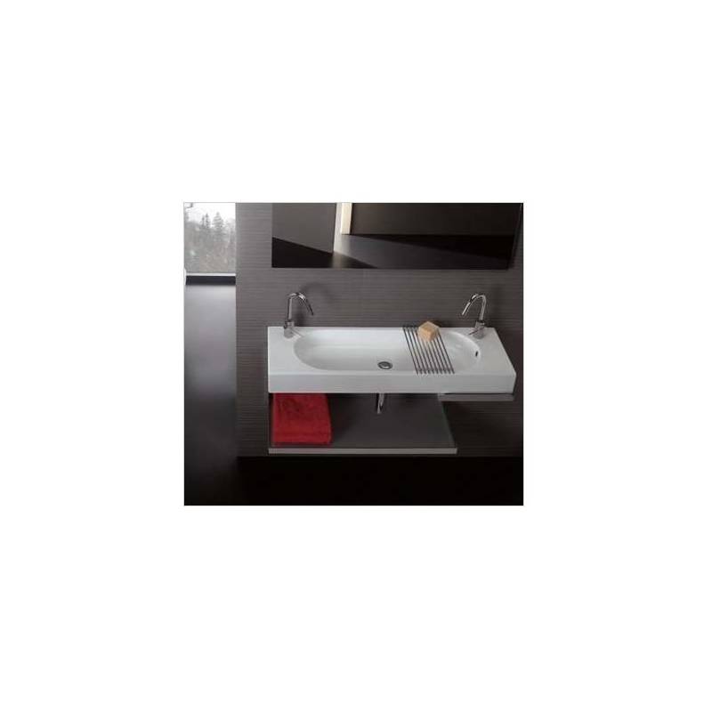 Lavabo AREA 110x35 SOSPESO in ceramica 