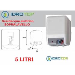 Scaldabagno Elettrico A5 SP installazione Sopralavello+kit fissaggio