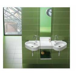 Lavabo AREA 47x47 SOSPESO monoforo in ceramica 