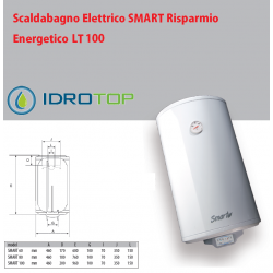 Scaldabagno LT100 Elettrico SMART Risparmio Energetico 5 Anni Garanzia