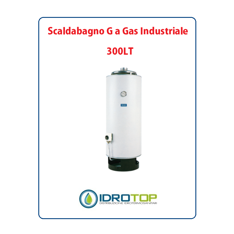 Scaldabagno 300LT G a Gas Industriale Heizer Camera Aperta Tiraggio Forzato