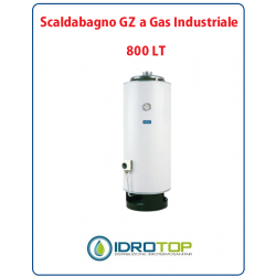 Scaldabagno 800LT GZ a Gas Industriale Heizer Camera Aperta Tiraggio Naturale