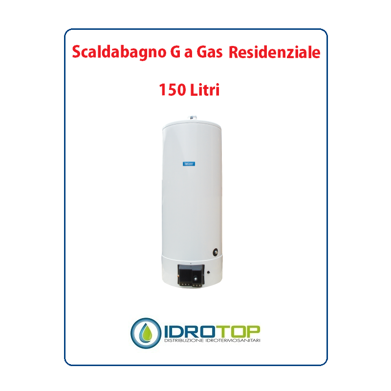 Scaldabagno LT150 Residenziale Heizer Camera Aperta Tiraggio Forzato