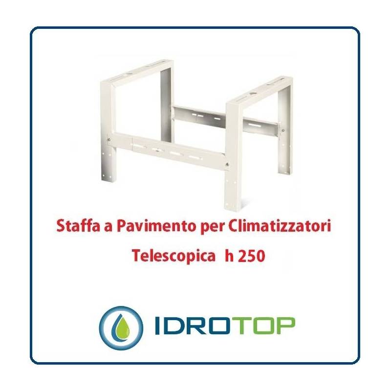 Staffa a Pavimento h250 Supporto di Rialzo per Climatizzatori Telescopica