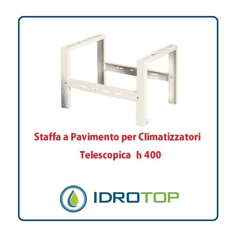 Staffa a Pavimento h400 Supporto di Rialzo per Climatizzatori Telescopica