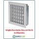 Griglia Bocchetta Aria cm16x16 con Adattatore per Caminetto Aria Calda