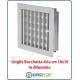 Griglia Bocchetta Aria cm18x18 con Adattatore per Caminetto Aria Calda