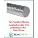Tubo Flessibile Diam.152mm in Alluminio Semplice Estensibile 10 mt. per Ventilazione