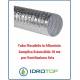 Tubo Flessibile Diam.127mm in Alluminio Semplice Estensibile 10 mt. per Ventilazione