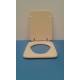 Copriwater Ideal Standard  VELARA  CHAMPAGNE  Cerniera Cromo-Sedile-Asse Wc