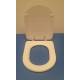 Copriwater Hidra  TOP LINE  BIANCO Cerniera Cromo-Sedile-Asse Wc