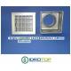Bocchetta Aria cm14x13 Alluminio con Adattatore D.80-Griglia x Caminetto Regolabile