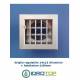 Bocchetta Aria cm14x13 Alluminio con Adattatore D.80-Griglia x Caminetto Regolabile