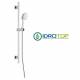 Asta doccia con Doccetta QUADRO 1F SQUARE Cromata Ponsi 