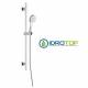 Asta doccia con Doccetta QUADRO 2F SQUARE Cromata Ponsi 