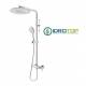 Colonna Doccia Mix Soffione 30X30cm Doccetta Blade 2F ROUND Cromata Ponsi 