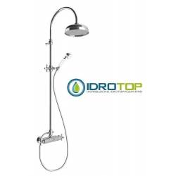 Colonna Doccia Soffione 20cm e Rubinetto Termostatico CLASSIC Cromata Ponsi 