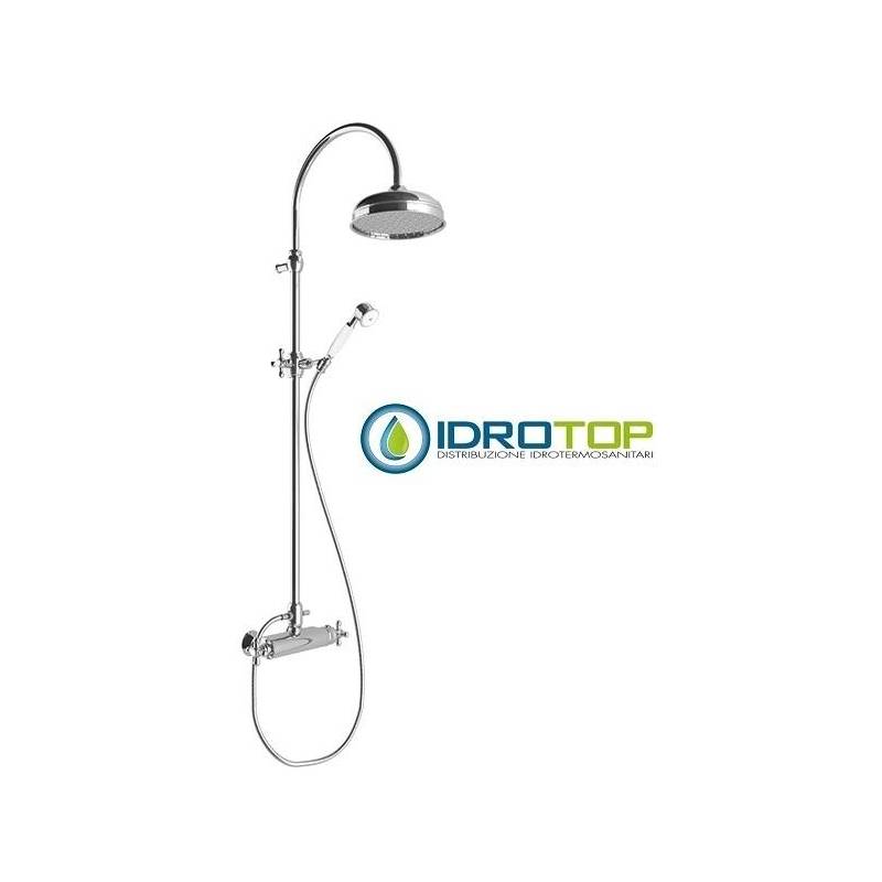 Colonna Doccia Soffione 20cm e Rubinetto Termostatico CLASSIC Cromata Ponsi 