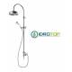 Colonna Doccia Soffione 20cm e Flessibile Di Raccordo CONCEPT2 Cromata Ponsi 