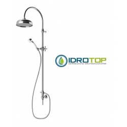Colonna Doccia Soffione 20cm e Flessibile Di Raccordo CONCEPT2 Cromata Ponsi 