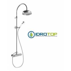 Colonna Doccia Soffione 20cm e Rubinetto Termostatico CLASSIC Oro Ponsi 