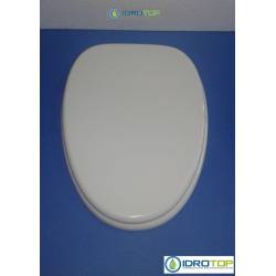 Copriwater Dolomite SWEET LIFE BIANCO Cerniera Cromo-Sedile-Asse Wc