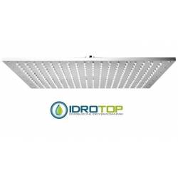 Soffione Rettangolare 40x30cm, in Ottone Cromato Ponsi 