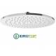 Soffione Ovale 25x17,5cm, in Ottone Cromato Ponsi 