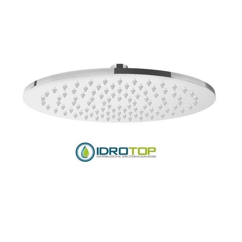 Soffione Ovale 40x28cm, in Ottone Cromato Ponsi 