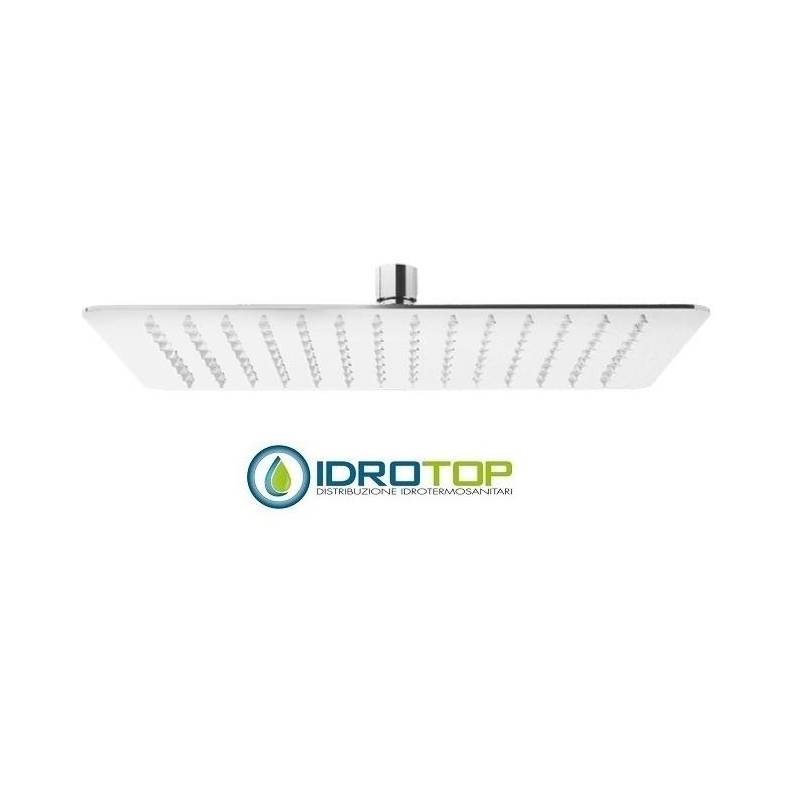 Soffione Rettangolare 20X30cm in Acciaio Ponsi 