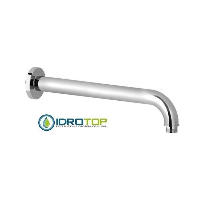 Braccio Doccia 33,5cm Tondo in Ottone Cromato Ponsi 