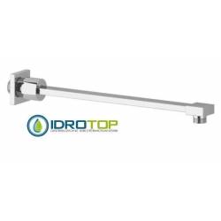 Braccio Doccia 35cm Rettangolare in Ottone Cromato Ponsi 